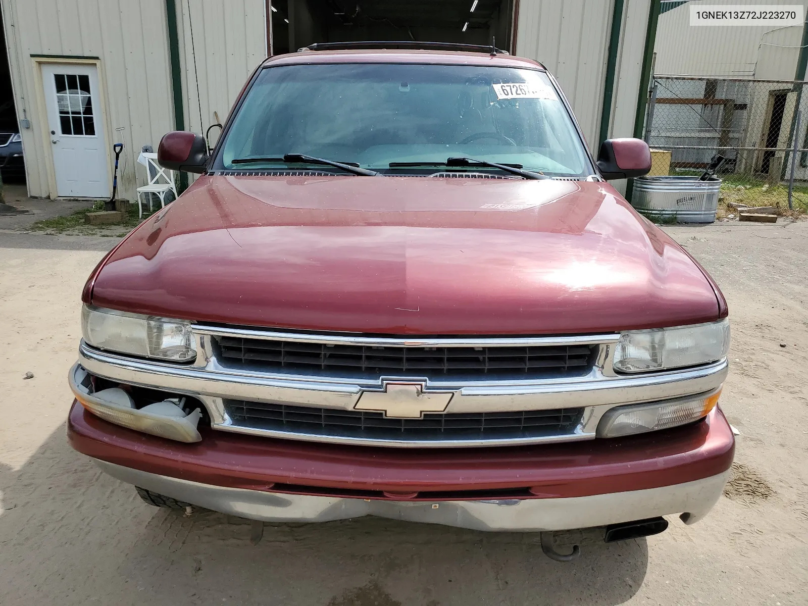 2002 Chevrolet Tahoe K1500 VIN: 1GNEK13Z72J223270 Lot: 67267884