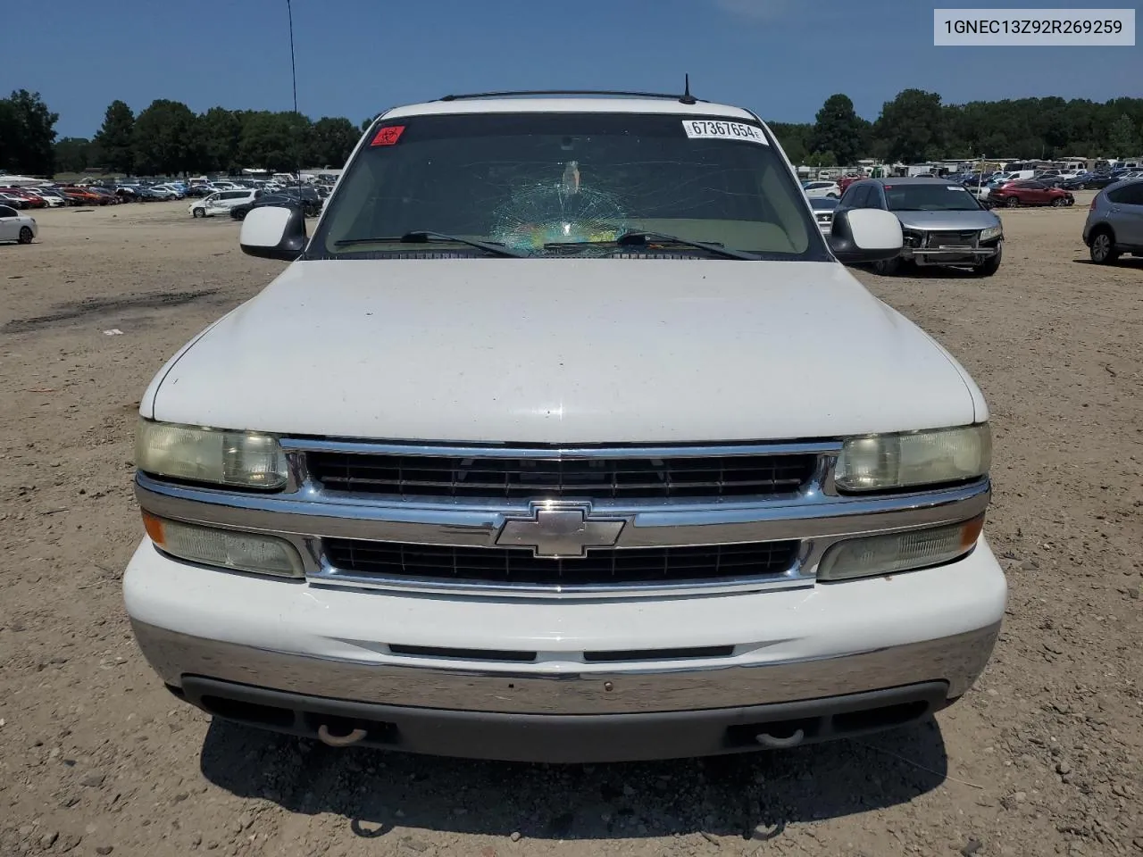 2002 Chevrolet Tahoe C1500 VIN: 1GNEC13Z92R269259 Lot: 67367654