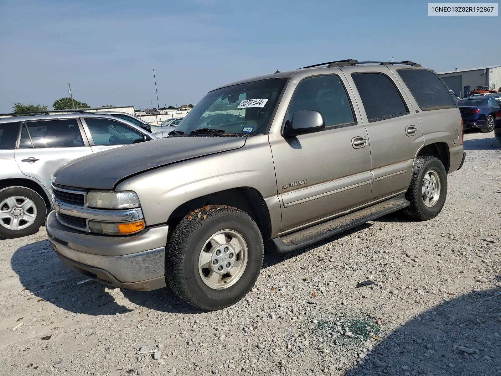 2002 Chevrolet Tahoe C1500 VIN: 1GNEC13Z82R192867 Lot: 68793544