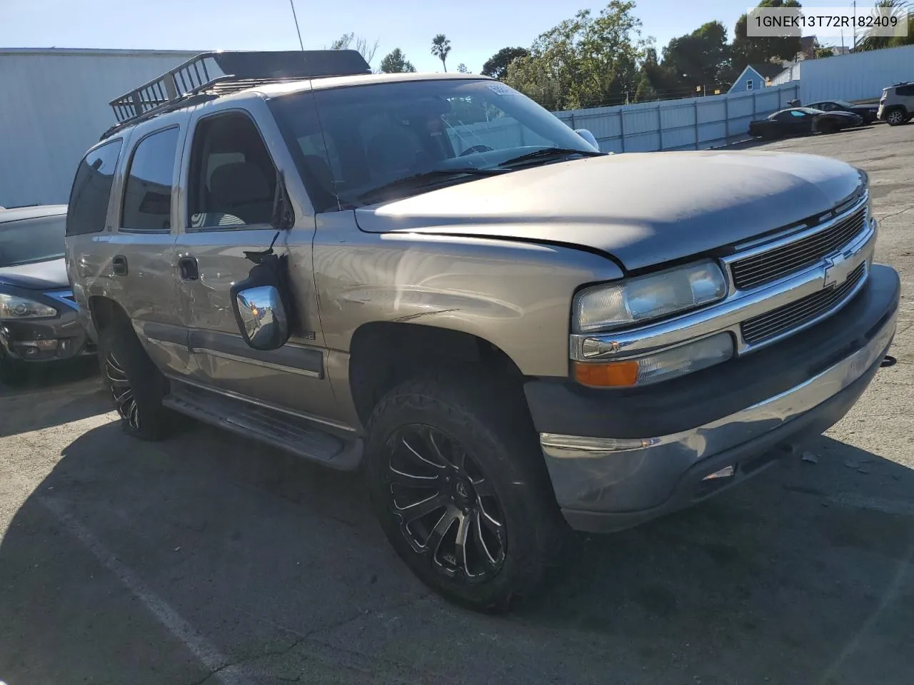 2002 Chevrolet Tahoe K1500 VIN: 1GNEK13T72R182409 Lot: 68849004