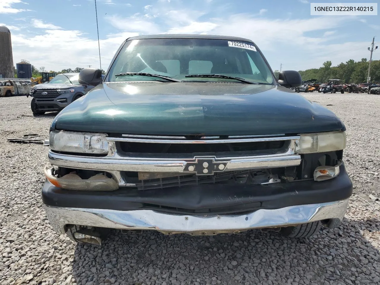 2002 Chevrolet Tahoe C1500 VIN: 1GNEC13Z22R140215 Lot: 70225174