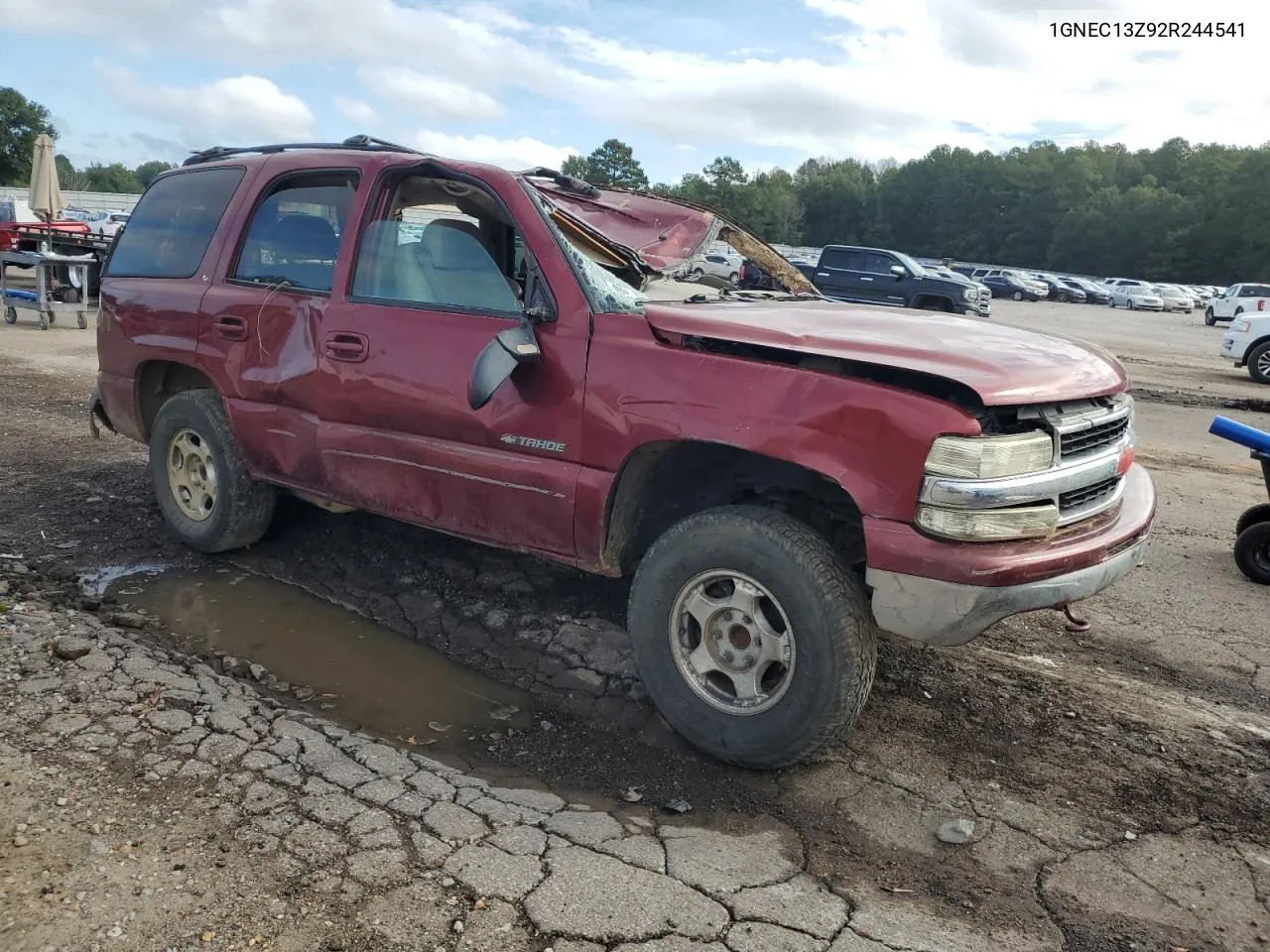 2002 Chevrolet Tahoe C1500 VIN: 1GNEC13Z92R244541 Lot: 70655834