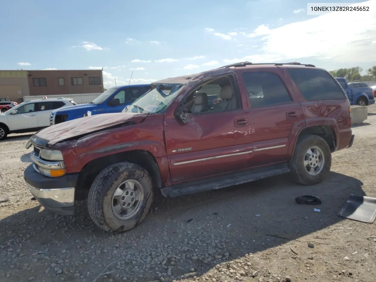 2002 Chevrolet Tahoe K1500 VIN: 1GNEK13Z82R245652 Lot: 71496024