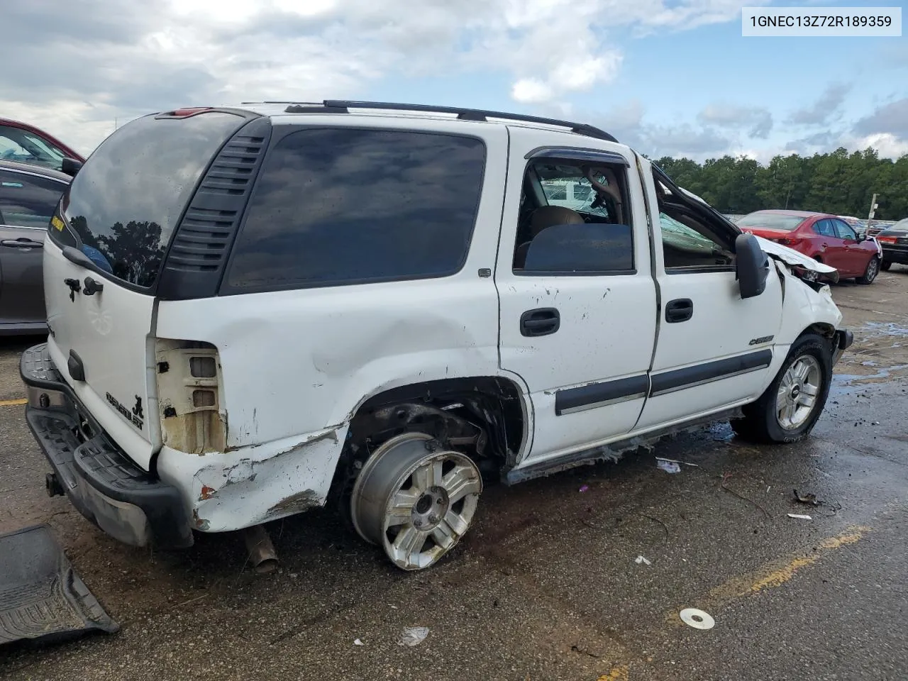 2002 Chevrolet Tahoe C1500 VIN: 1GNEC13Z72R189359 Lot: 71504944