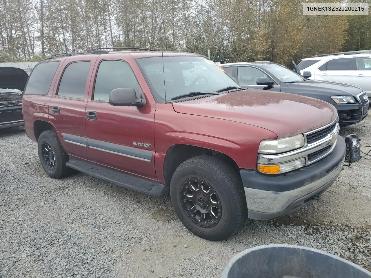 2002 Chevrolet Tahoe K1500 VIN: 1GNEK13Z52J200215 Lot: 72827214