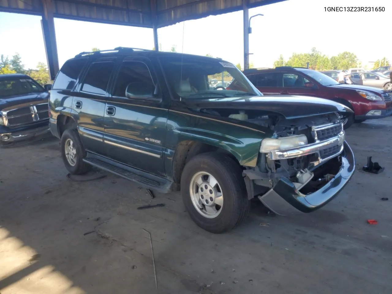 2003 Chevrolet Tahoe C1500 VIN: 1GNEC13Z23R231650 Lot: 54982934