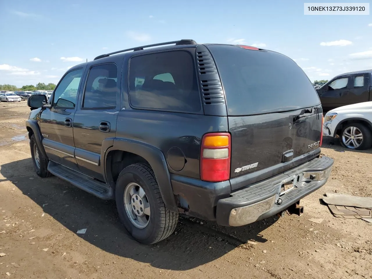 2003 Chevrolet Tahoe K1500 VIN: 1GNEK13Z73J339120 Lot: 59690914