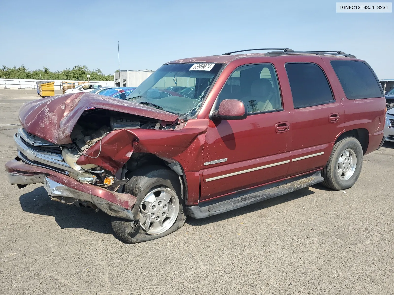 1GNEC13T33J113231 2003 Chevrolet Tahoe C1500