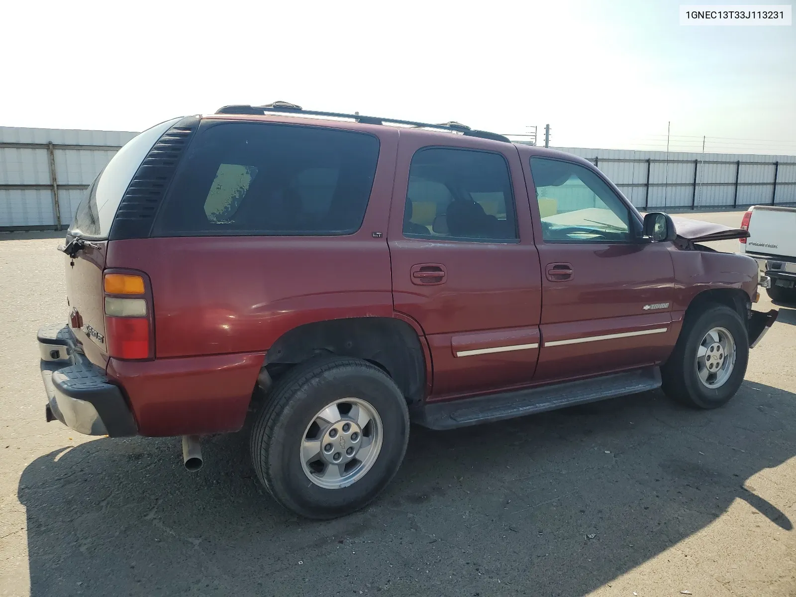 2003 Chevrolet Tahoe C1500 VIN: 1GNEC13T33J113231 Lot: 63959874