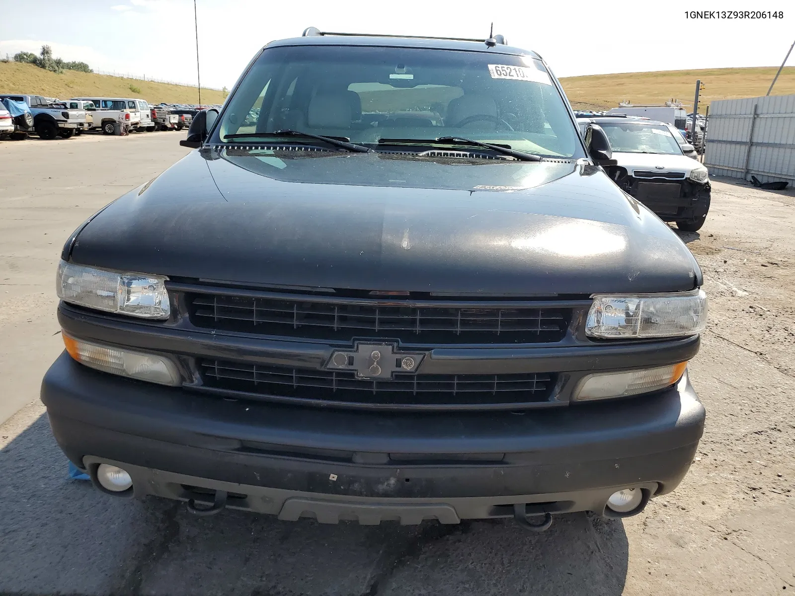 2003 Chevrolet Tahoe K1500 VIN: 1GNEK13Z93R206148 Lot: 65210344