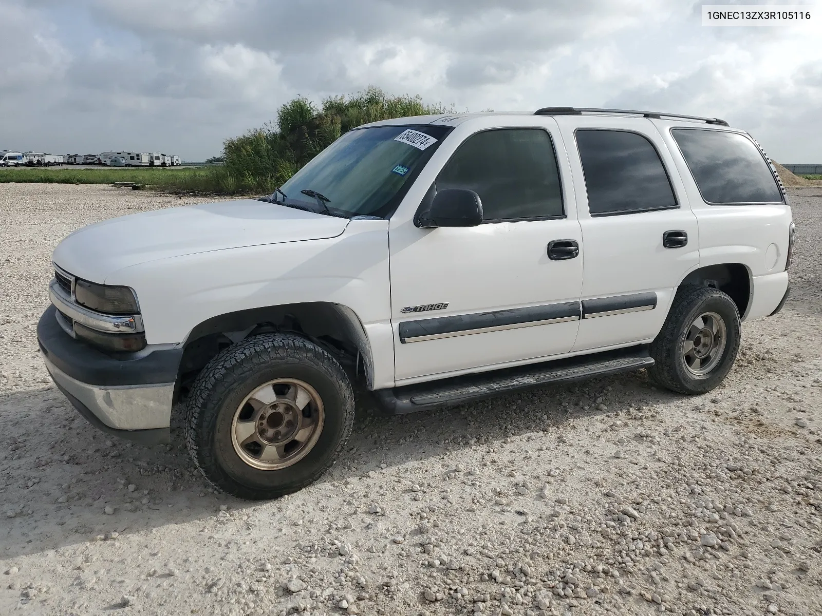 2003 Chevrolet Tahoe C1500 VIN: 1GNEC13ZX3R105116 Lot: 65400274