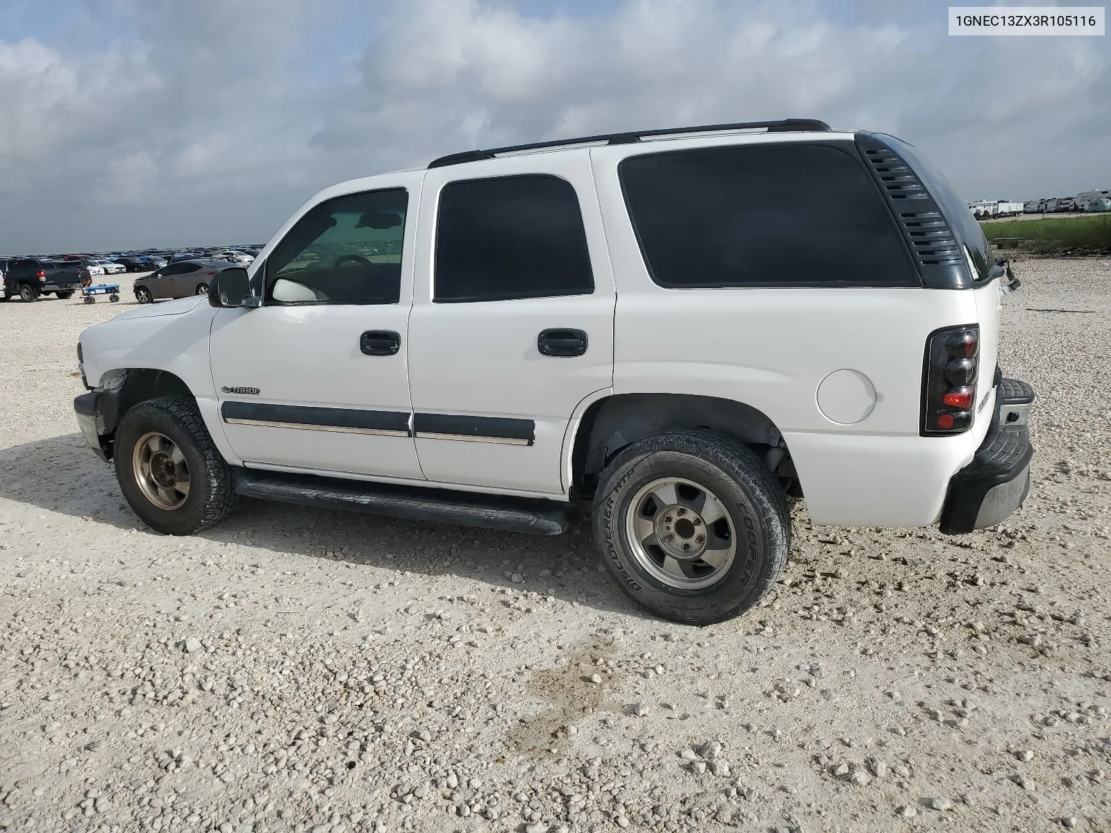 2003 Chevrolet Tahoe C1500 VIN: 1GNEC13ZX3R105116 Lot: 65400274