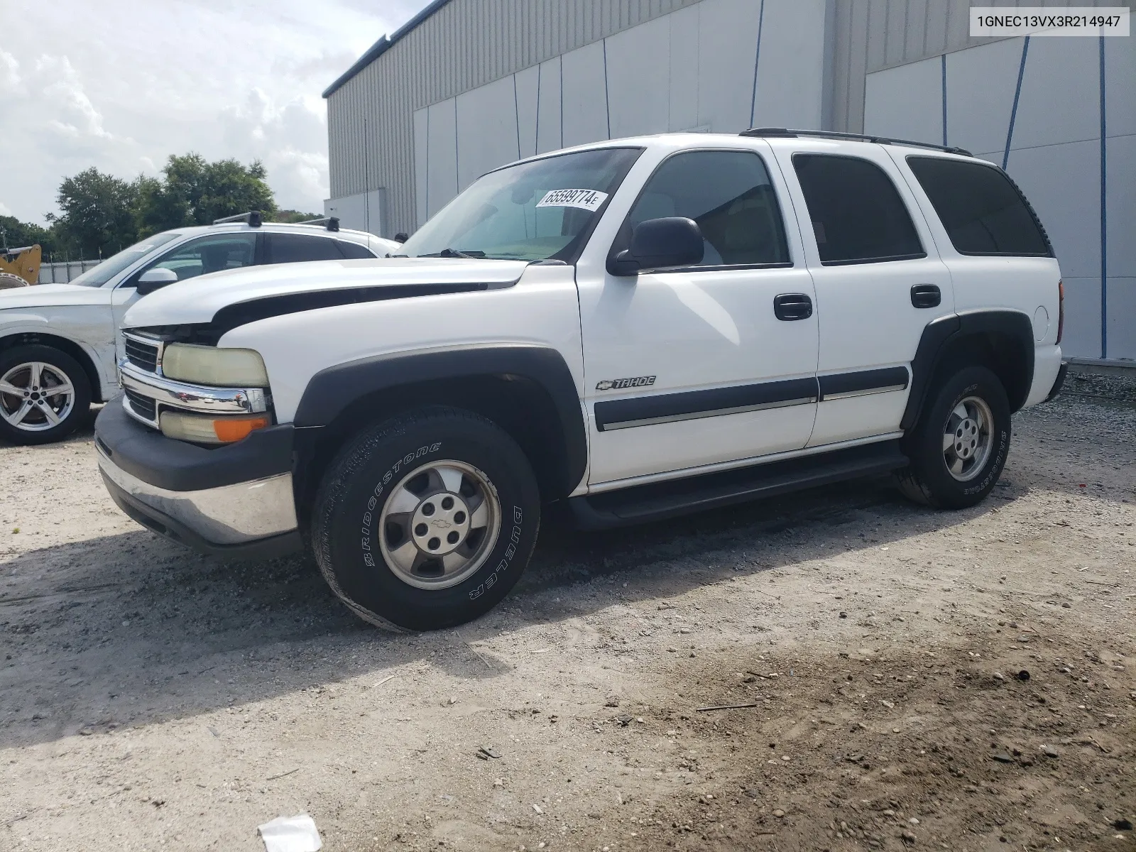 2003 Chevrolet Tahoe C1500 VIN: 1GNEC13VX3R214947 Lot: 65599774