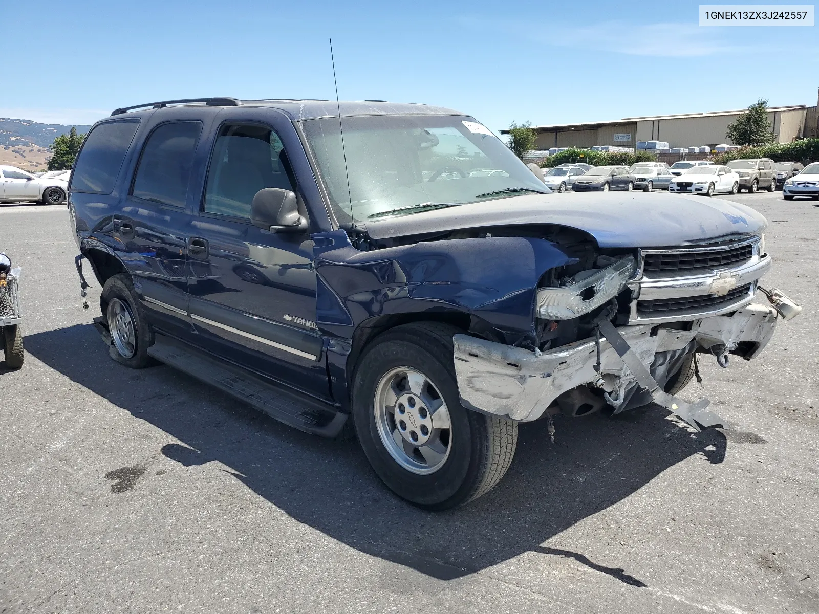 2003 Chevrolet Tahoe K1500 VIN: 1GNEK13ZX3J242557 Lot: 66440924