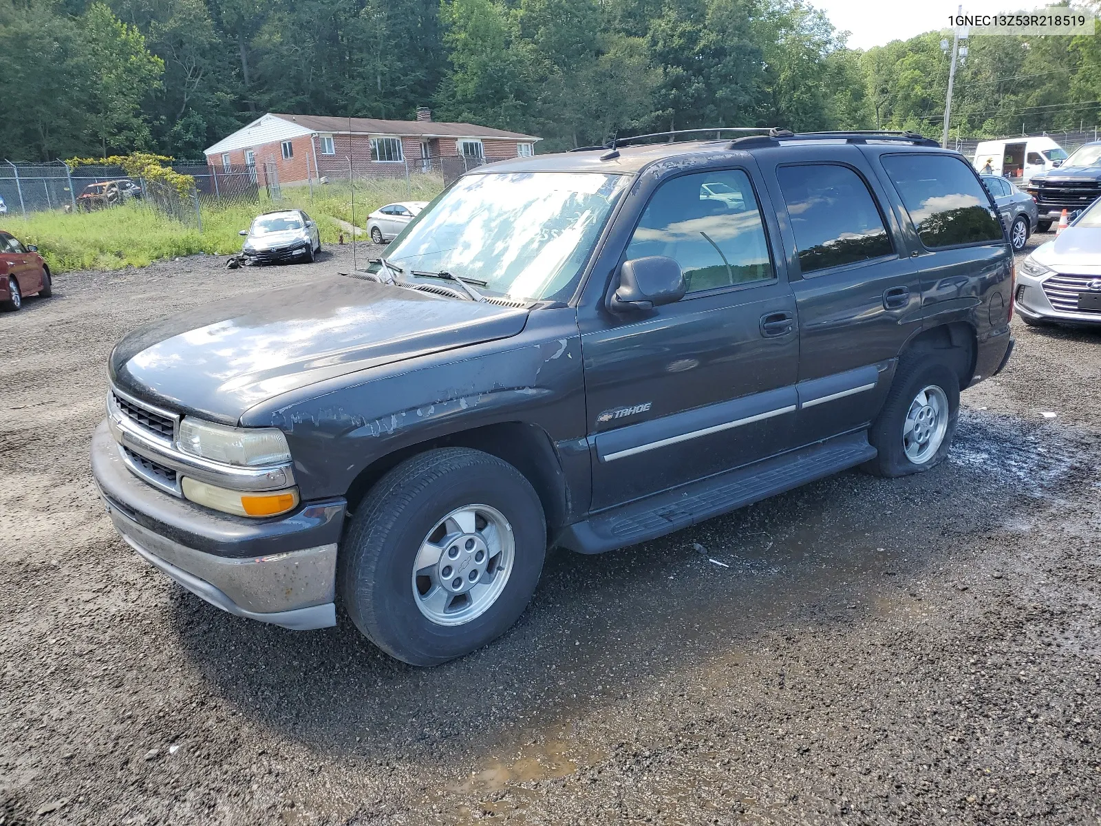 2003 Chevrolet Tahoe C1500 VIN: 1GNEC13Z53R218519 Lot: 66707614