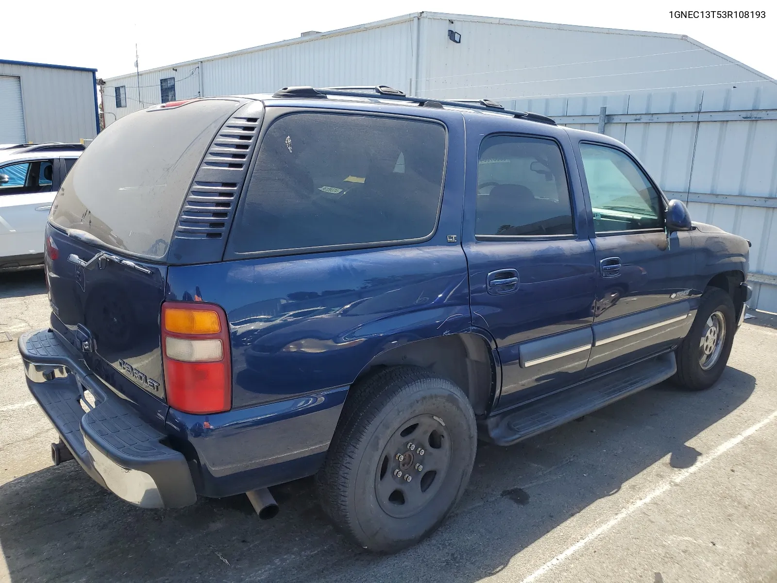 2003 Chevrolet Tahoe C1500 VIN: 1GNEC13T53R108193 Lot: 66887684