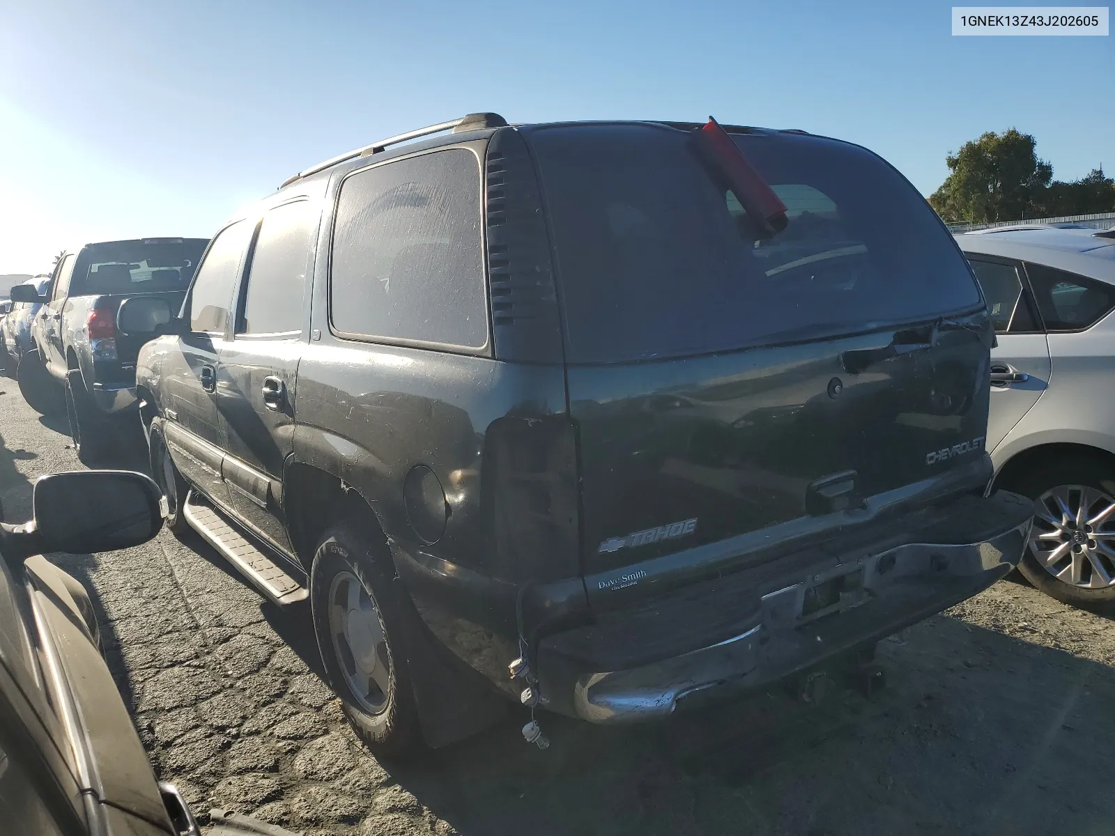 2003 Chevrolet Tahoe K1500 VIN: 1GNEK13Z43J202605 Lot: 67148524