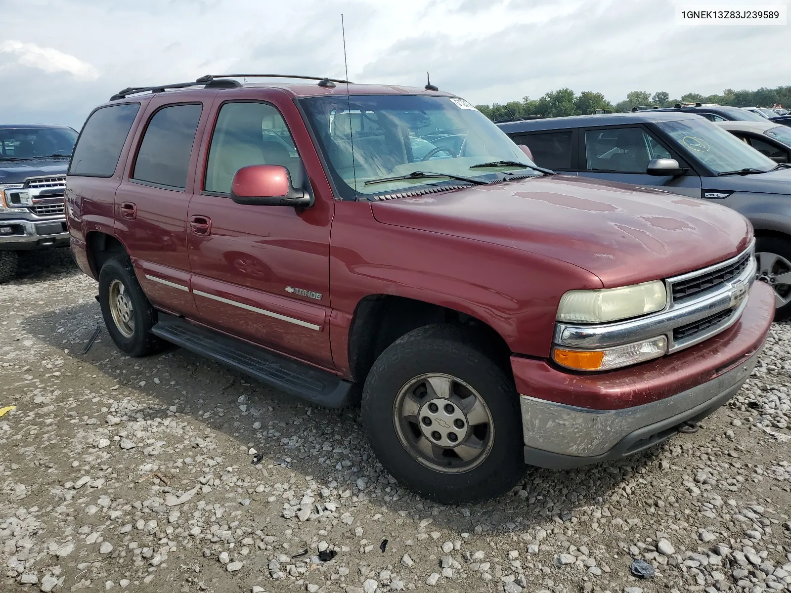 2003 Chevrolet Tahoe K1500 VIN: 1GNEK13Z83J239589 Lot: 67338294