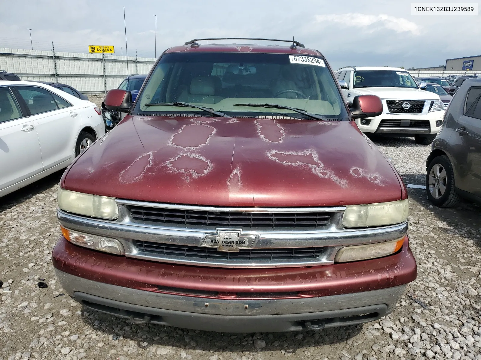 2003 Chevrolet Tahoe K1500 VIN: 1GNEK13Z83J239589 Lot: 67338294