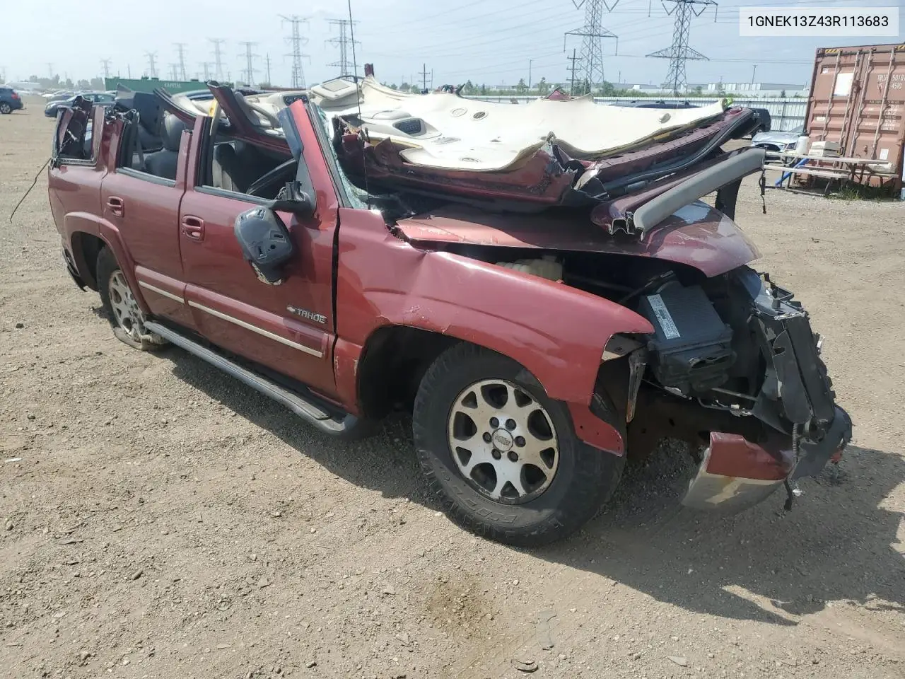 1GNEK13Z43R113683 2003 Chevrolet Tahoe K1500
