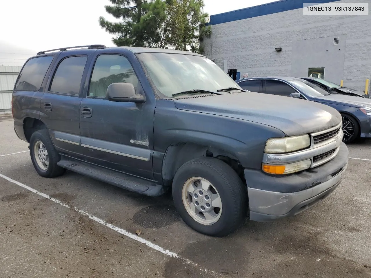 2003 Chevrolet Tahoe C1500 VIN: 1GNEC13T93R137843 Lot: 68323364