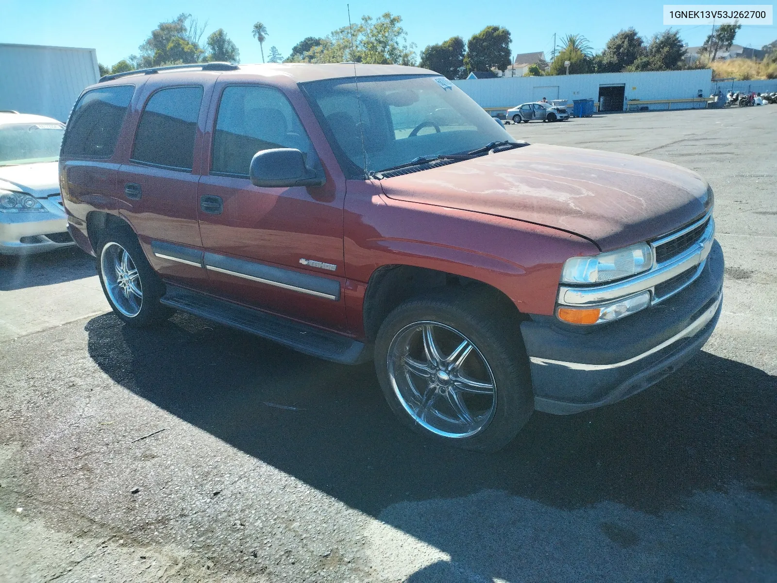 2003 Chevrolet Tahoe K1500 VIN: 1GNEK13V53J262700 Lot: 68378624