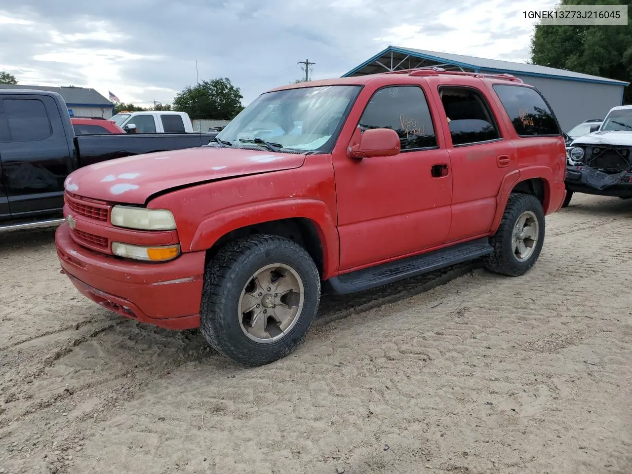 2003 Chevrolet Tahoe K1500 VIN: 1GNEK13Z73J216045 Lot: 70764424