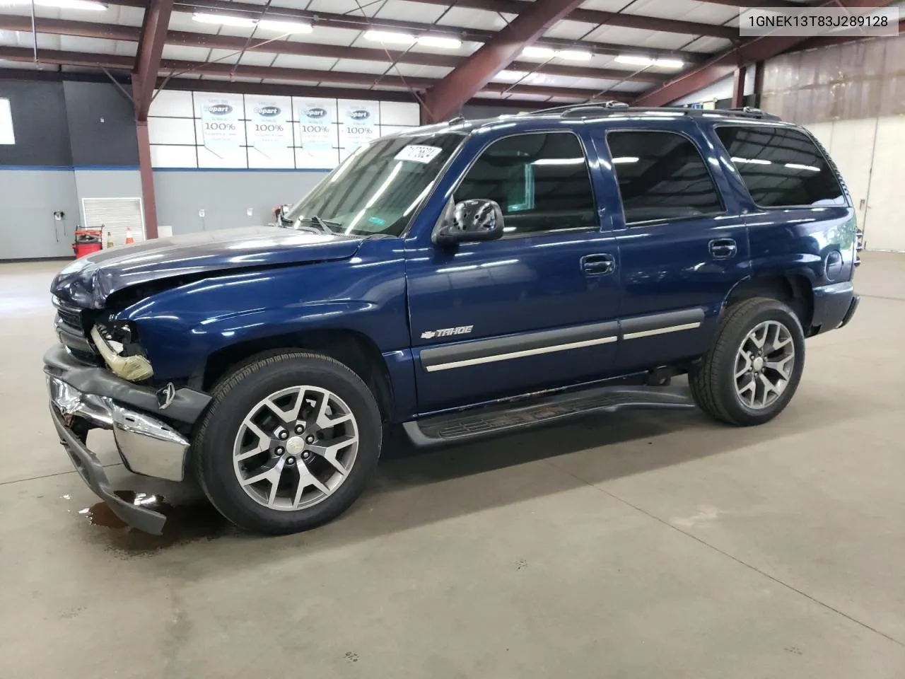 2003 Chevrolet Tahoe K1500 VIN: 1GNEK13T83J289128 Lot: 71075624