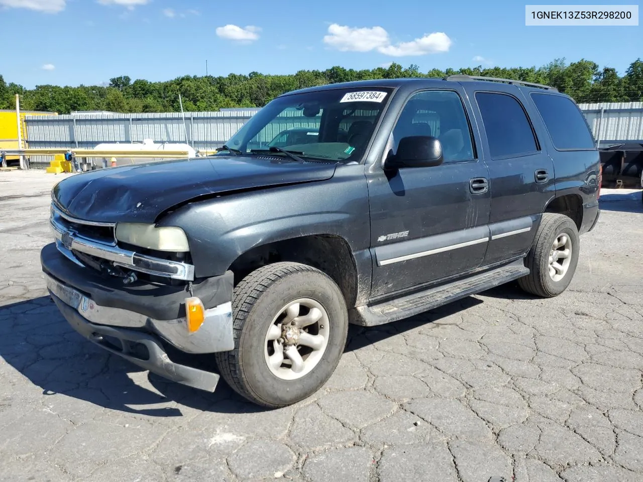 2003 Chevrolet Tahoe K1500 VIN: 1GNEK13Z53R298200 Lot: 72174824