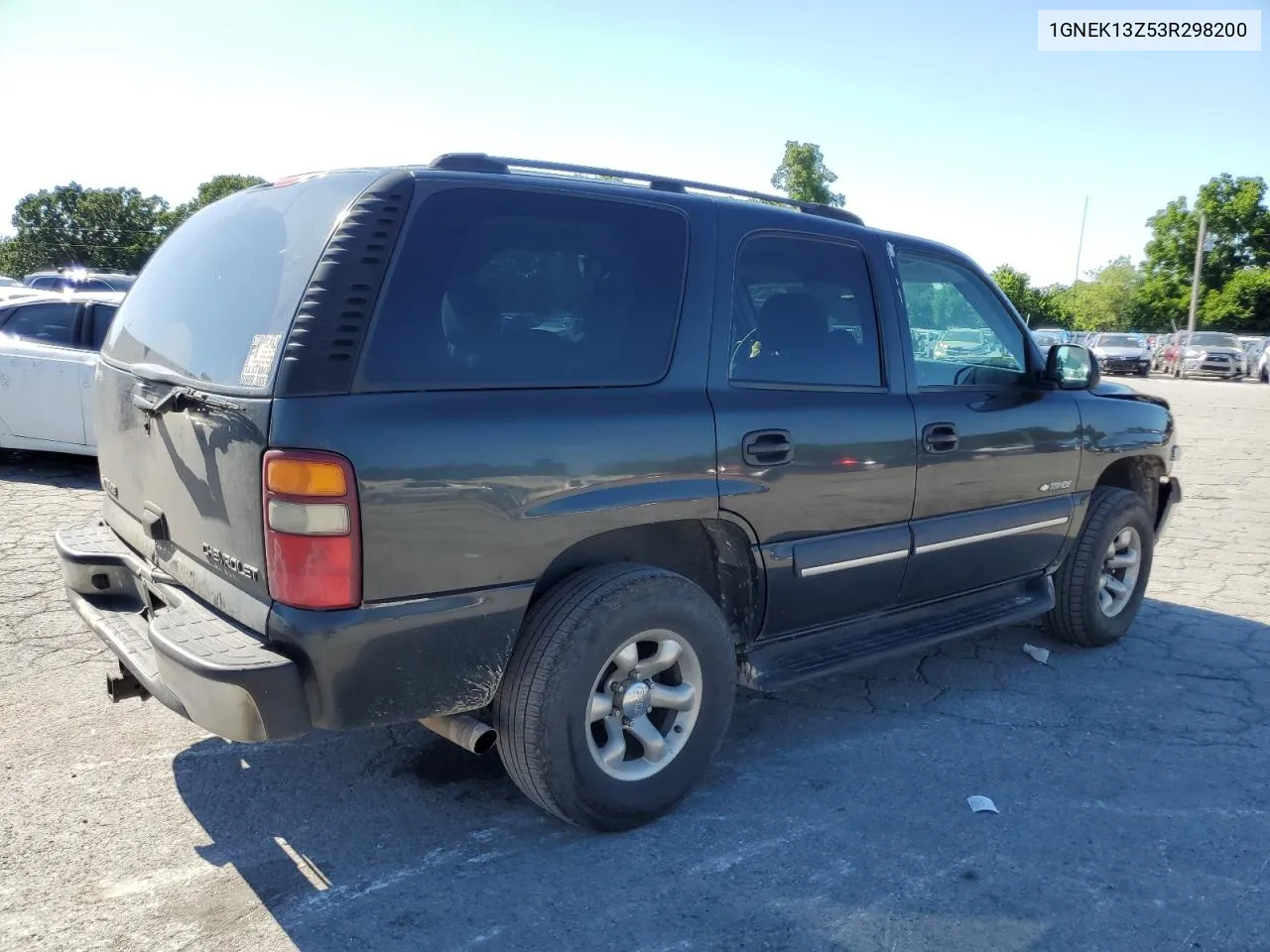 2003 Chevrolet Tahoe K1500 VIN: 1GNEK13Z53R298200 Lot: 72174824