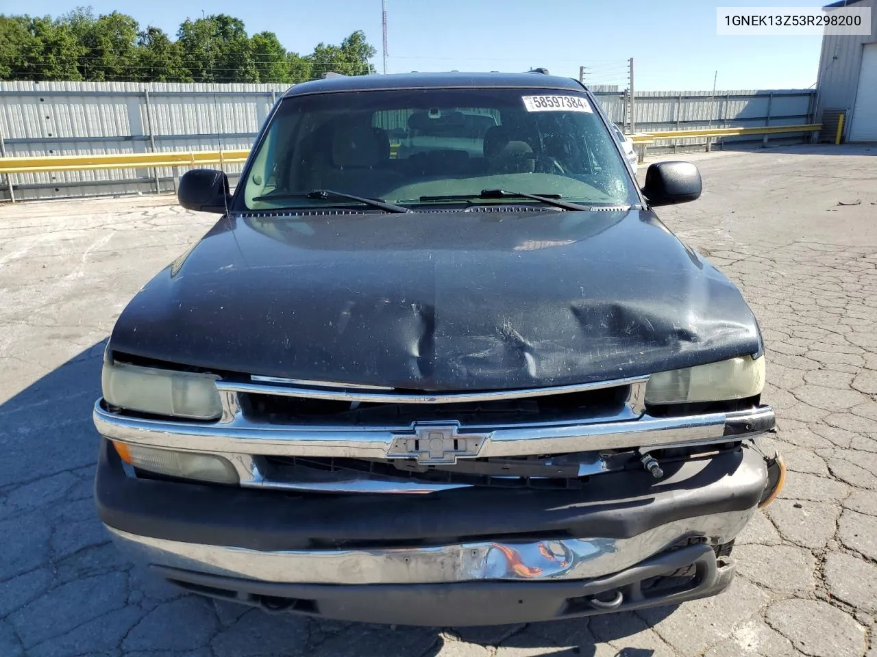 2003 Chevrolet Tahoe K1500 VIN: 1GNEK13Z53R298200 Lot: 72174824