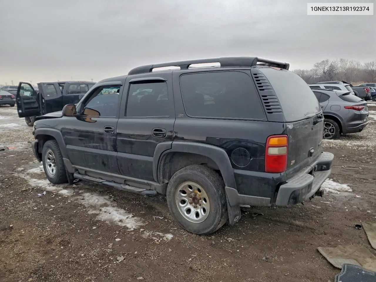 1GNEK13Z13R192374 2003 Chevrolet Tahoe K1500