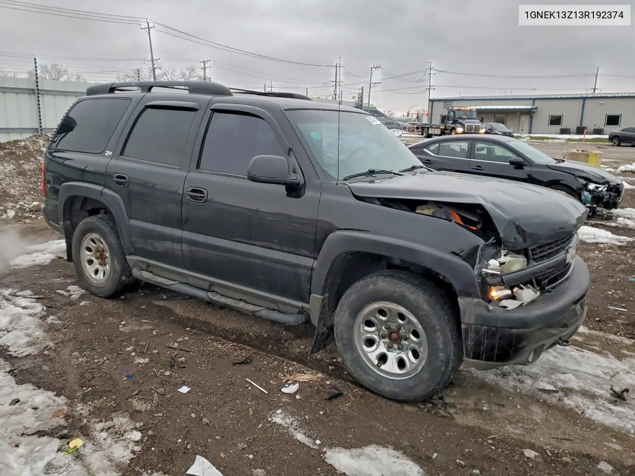 1GNEK13Z13R192374 2003 Chevrolet Tahoe K1500