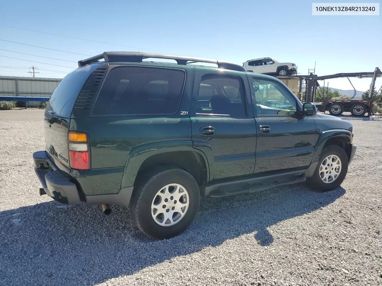 2004 Chevrolet Tahoe K1500 VIN: 1GNEK13Z84R213240 Lot: 62100844