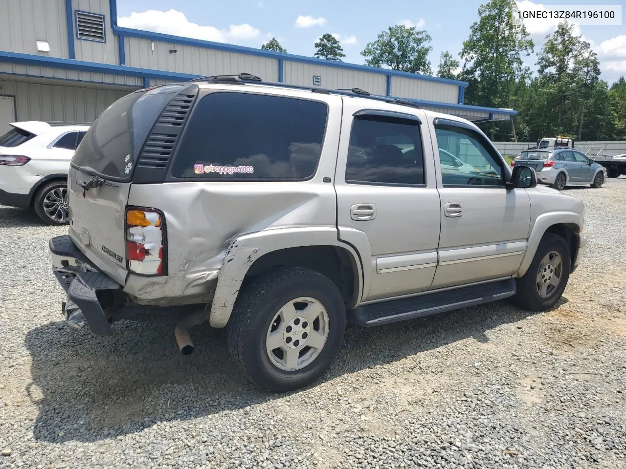 2004 Chevrolet Tahoe C1500 VIN: 1GNEC13Z84R196100 Lot: 62810484