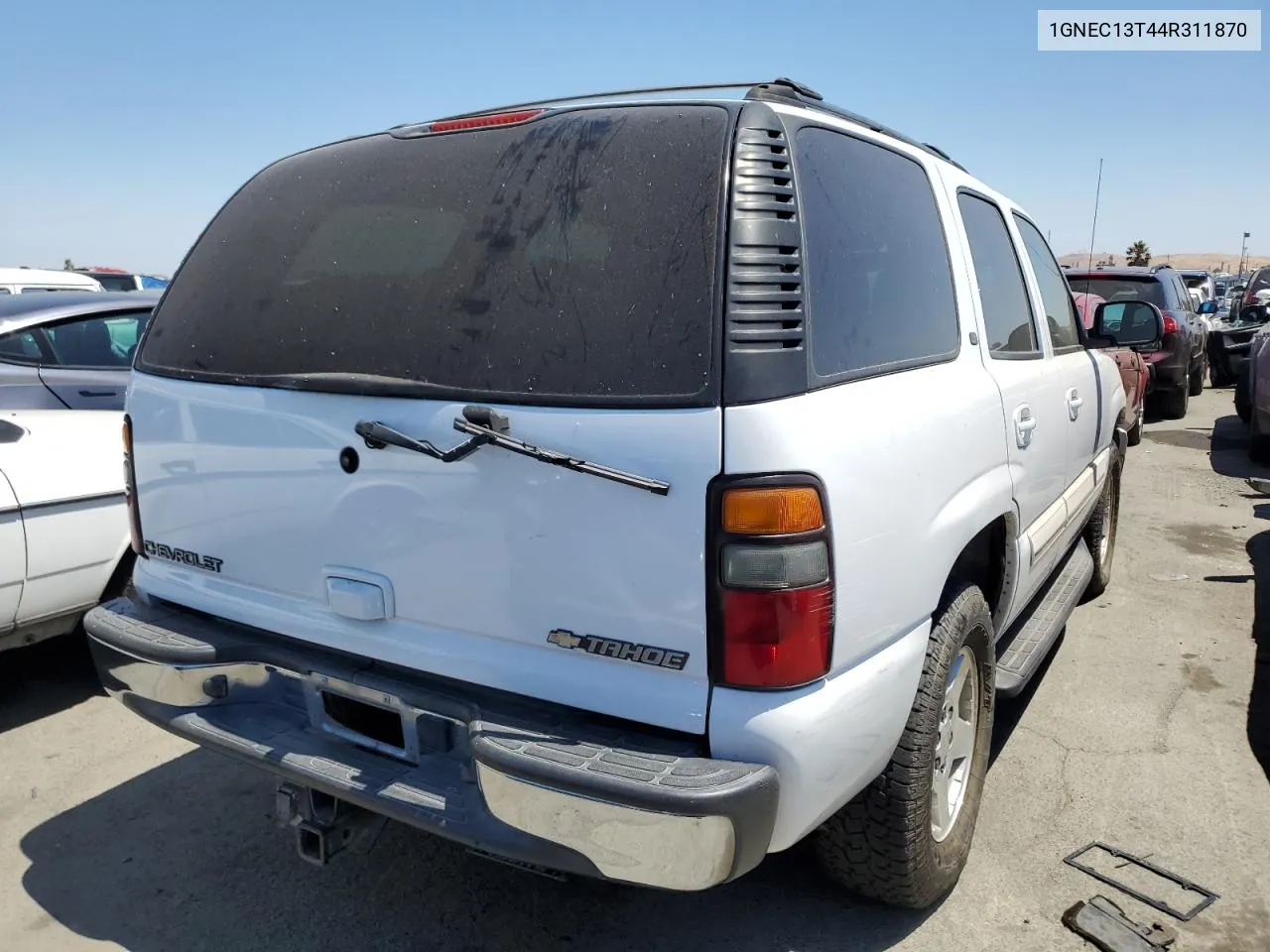 2004 Chevrolet Tahoe C1500 VIN: 1GNEC13T44R311870 Lot: 62884394