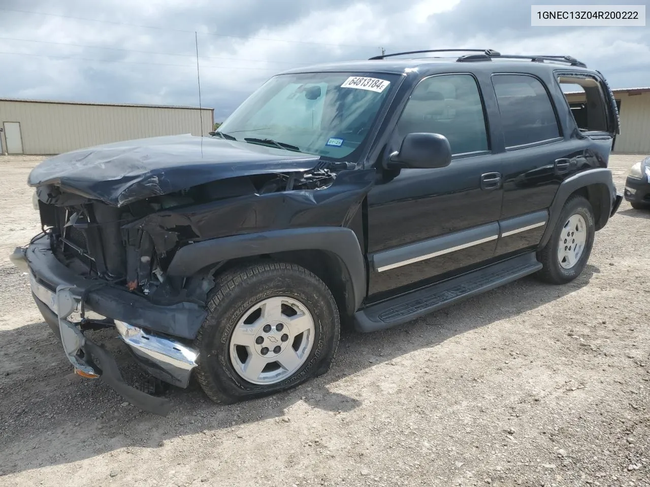 2004 Chevrolet Tahoe C1500 VIN: 1GNEC13Z04R200222 Lot: 64813184