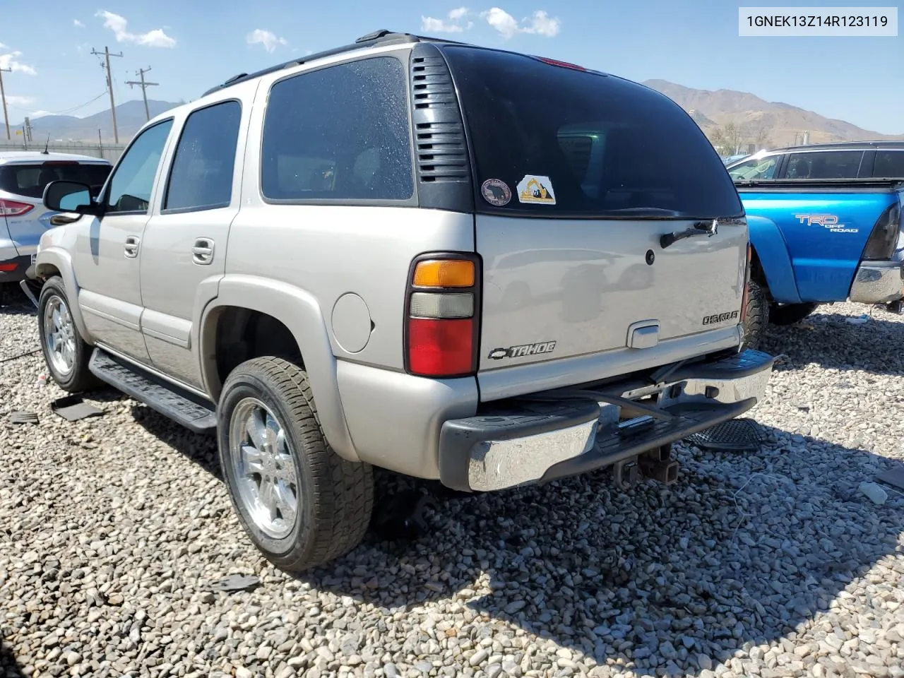 2004 Chevrolet Tahoe K1500 VIN: 1GNEK13Z14R123119 Lot: 71197434