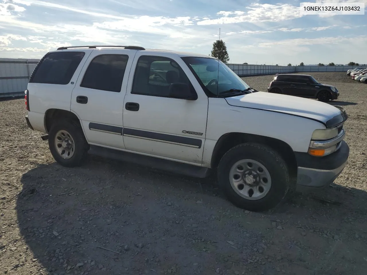 2004 Chevrolet Tahoe K1500 VIN: 1GNEK13Z64J103432 Lot: 73054974