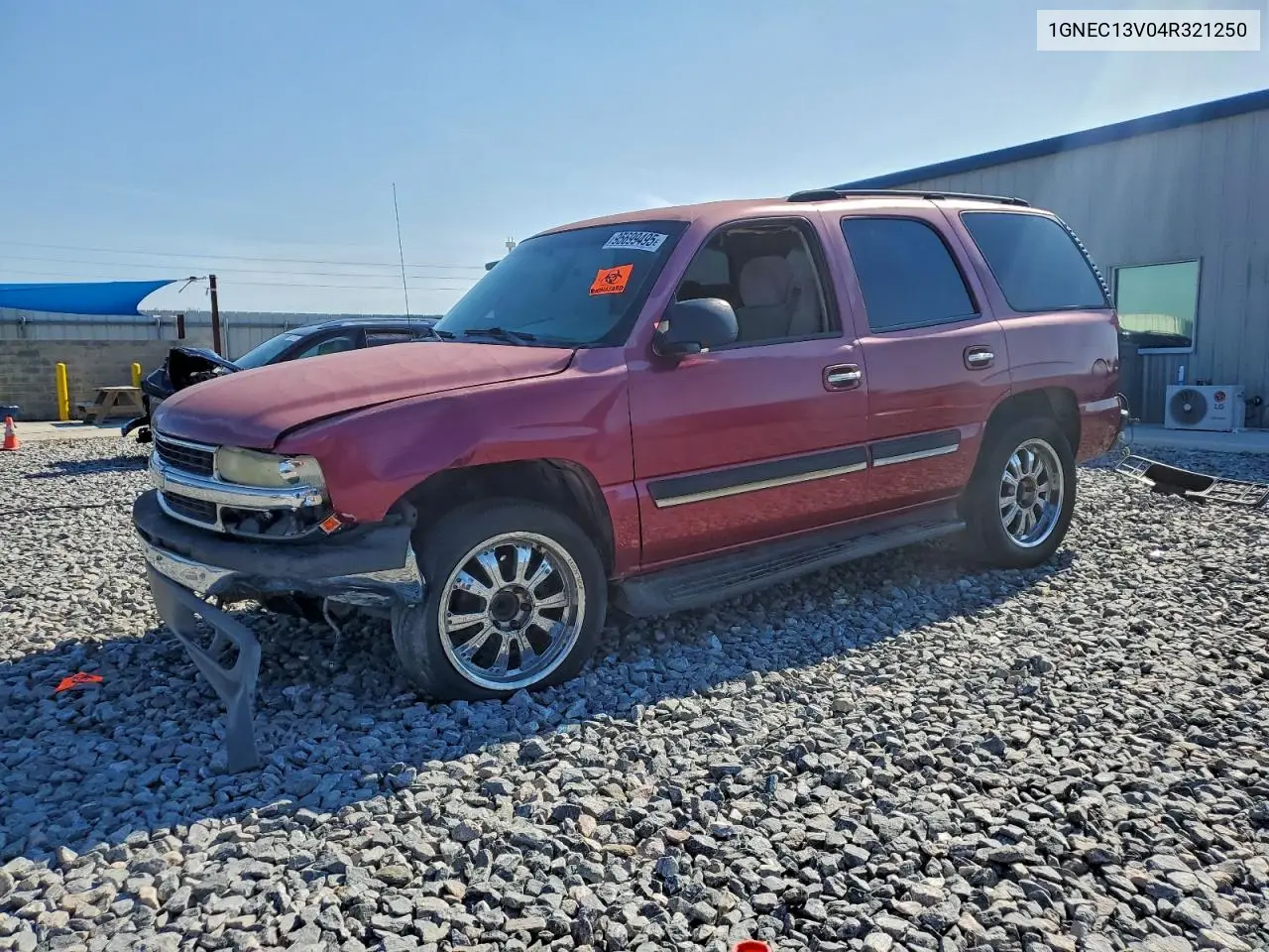 1GNEC13V04R321250 2004 Chevrolet Tahoe C1500