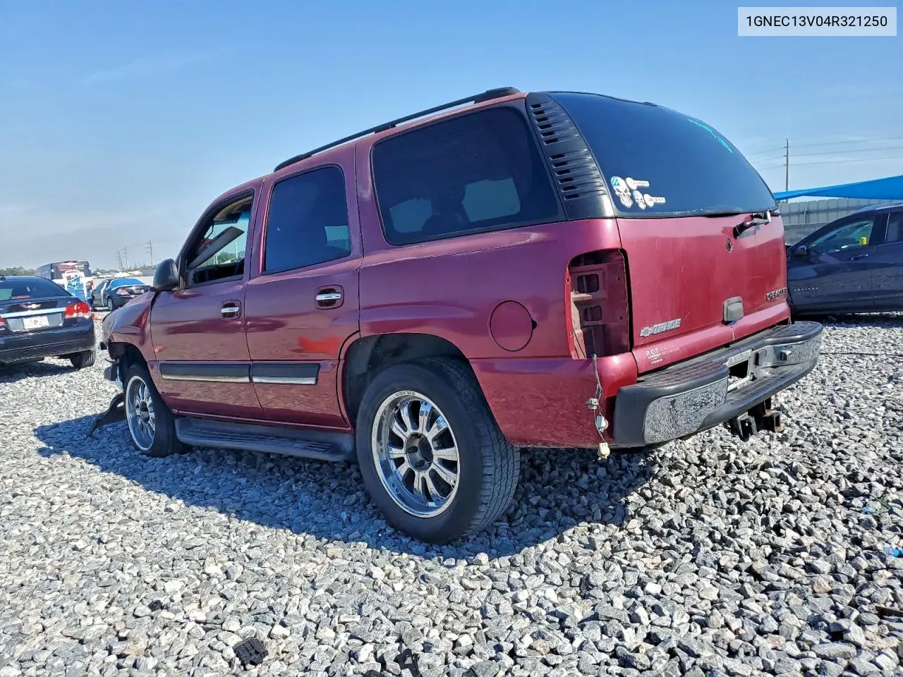 1GNEC13V04R321250 2004 Chevrolet Tahoe C1500