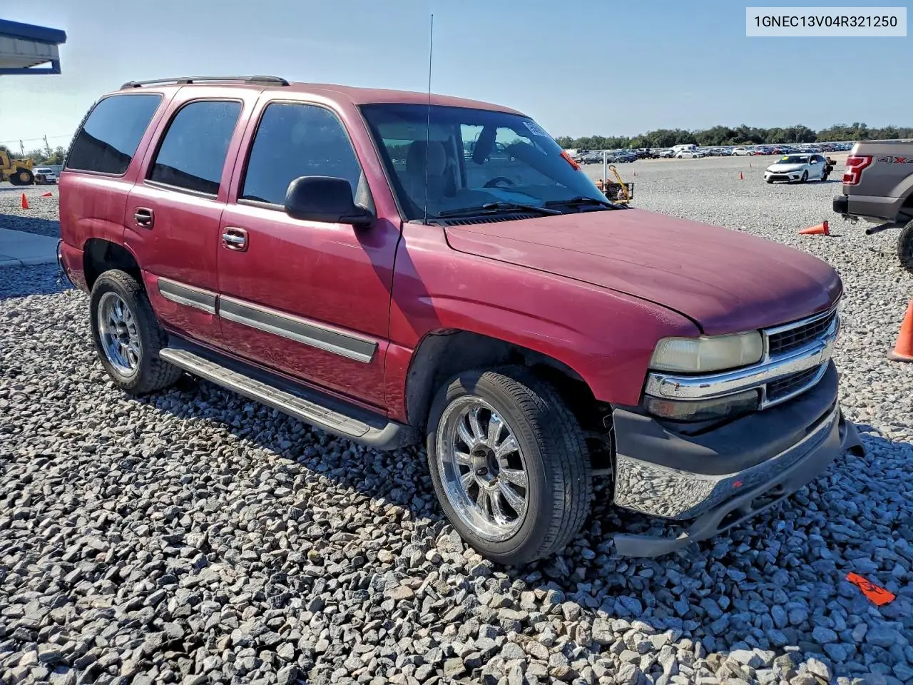 1GNEC13V04R321250 2004 Chevrolet Tahoe C1500