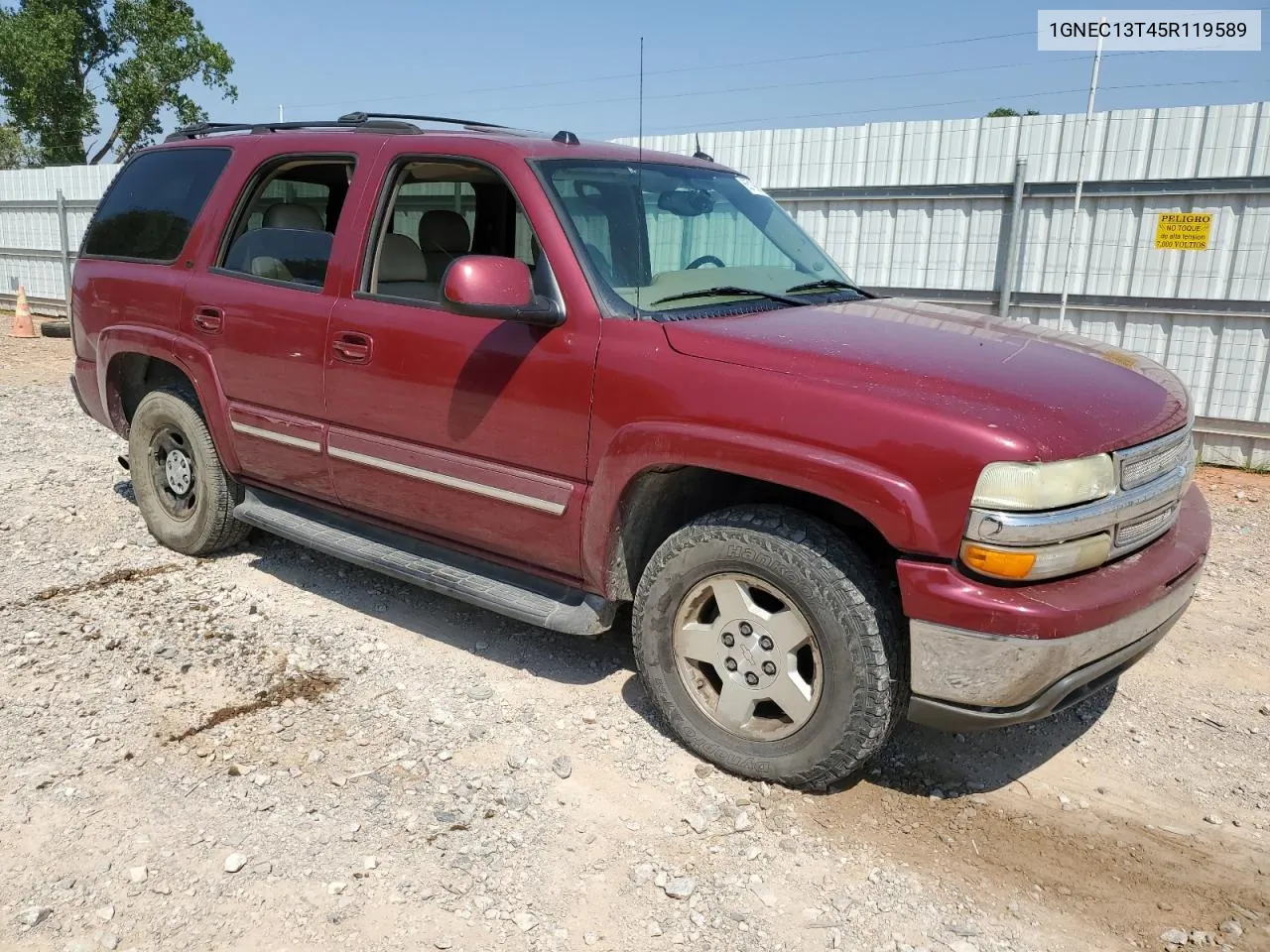 1GNEC13T45R119589 2005 Chevrolet Tahoe C1500