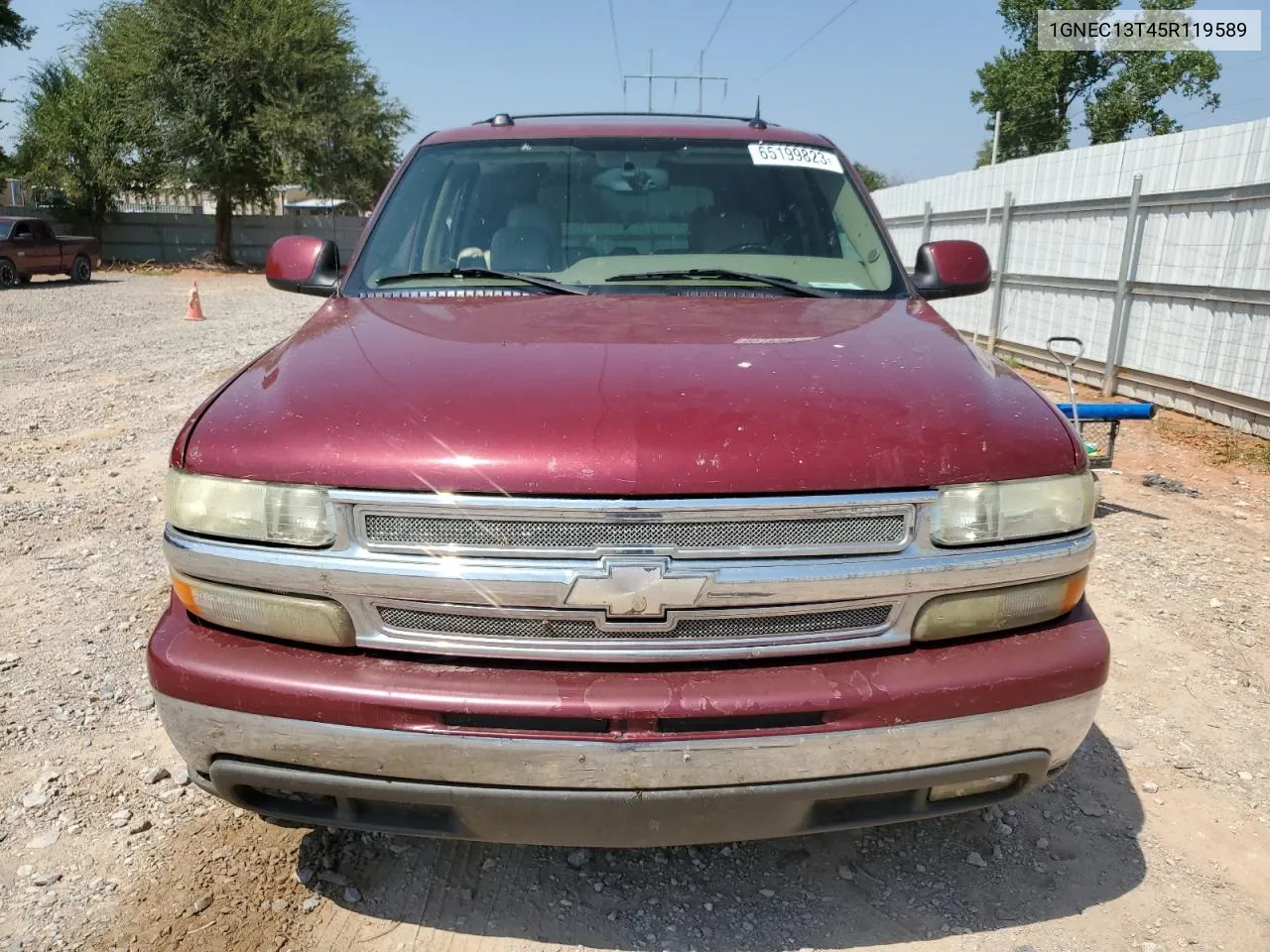 2005 Chevrolet Tahoe C1500 VIN: 1GNEC13T45R119589 Lot: 52448264