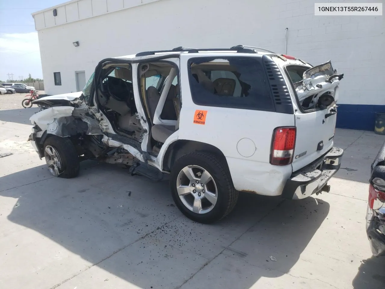 2005 Chevrolet Tahoe K1500 VIN: 1GNEK13T55R267446 Lot: 63435924