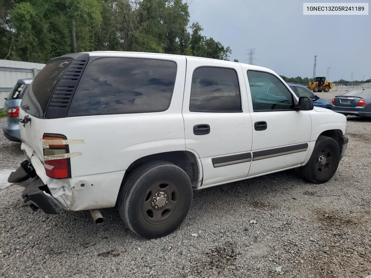 2005 Chevrolet Tahoe C1500 VIN: 1GNEC13Z05R241189 Lot: 67587124