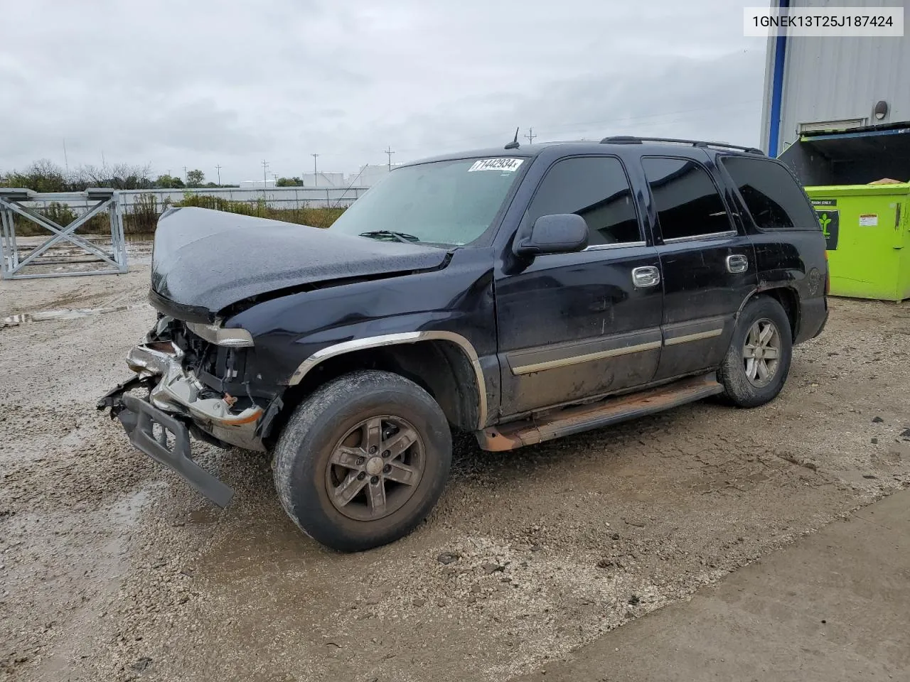 1GNEK13T25J187424 2005 Chevrolet Tahoe K1500