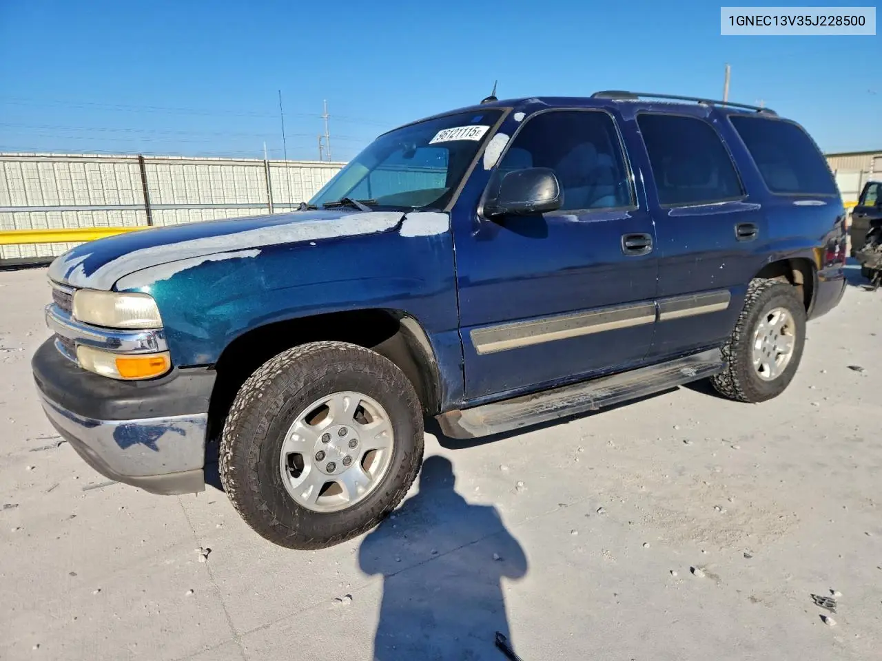 1GNEC13V35J228500 2005 Chevrolet Tahoe C1500