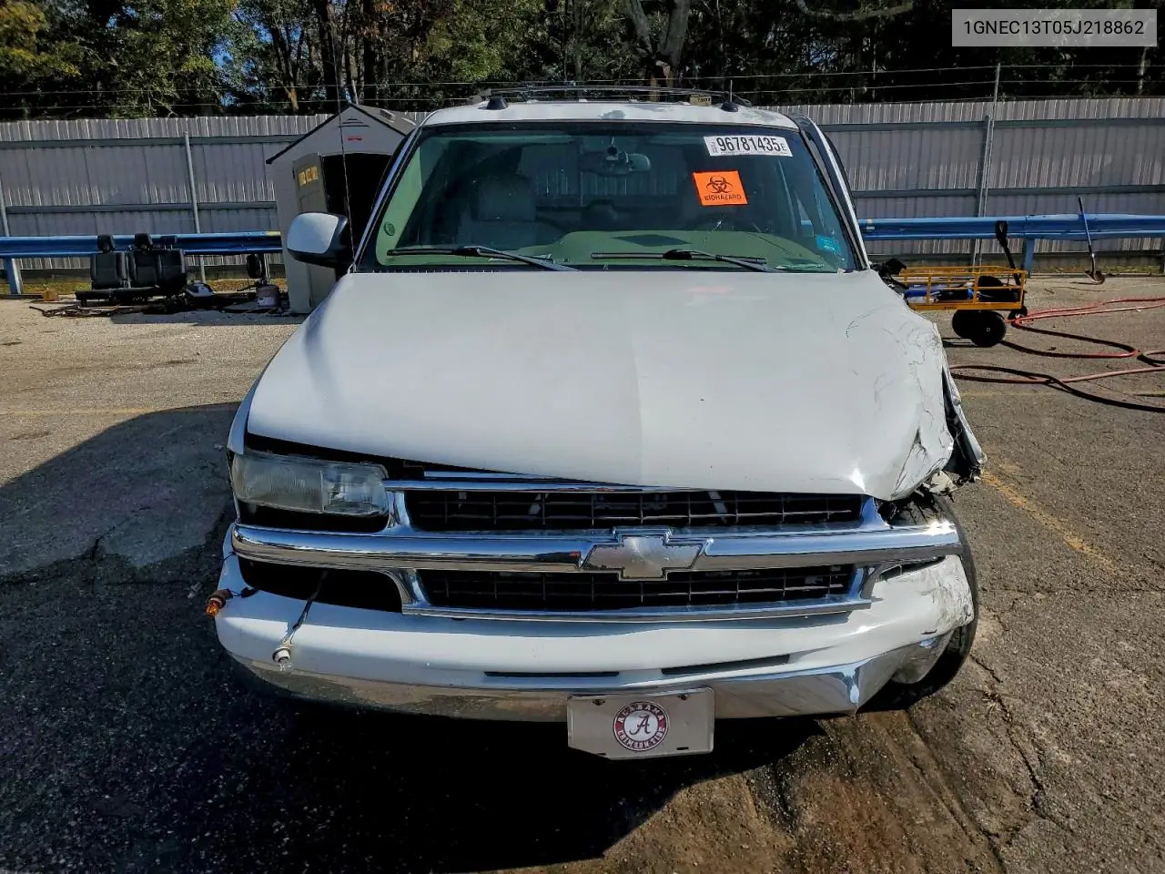 1GNEC13T05J218862 2005 Chevrolet Tahoe C1500