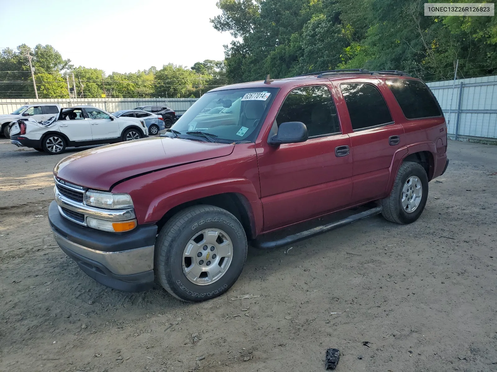 2006 Chevrolet Tahoe C1500 VIN: 1GNEC13Z26R126823 Lot: 62677014